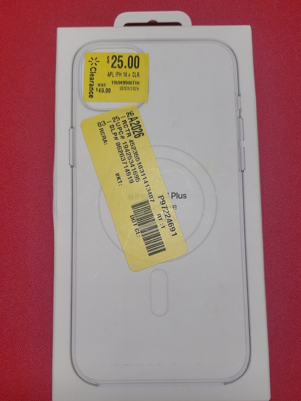 OEM Clear Case With Magsafe For iPhone 14 Plus